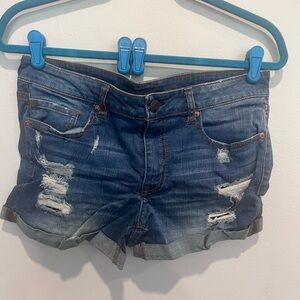 Aeropostale Midi Jean Shorts